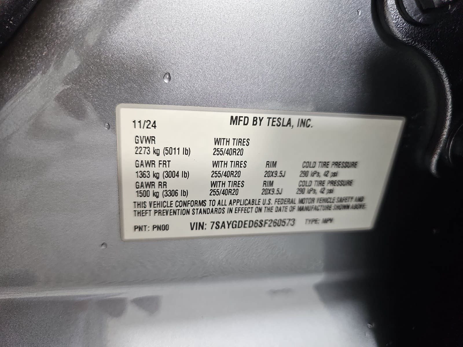2025 Tesla Model Y Long Range