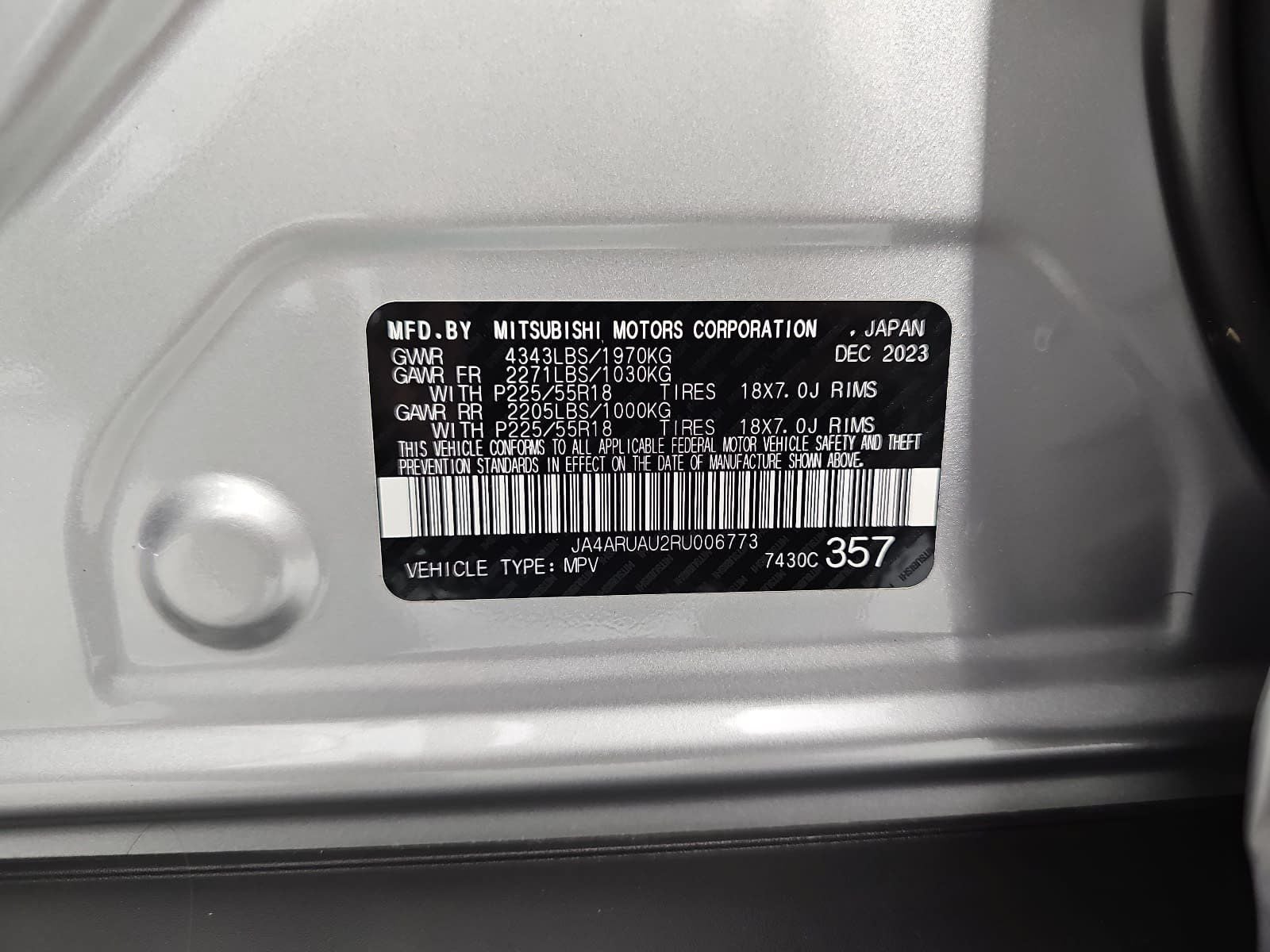 2024 Mitsubishi Outlander Sport 2.0 ES