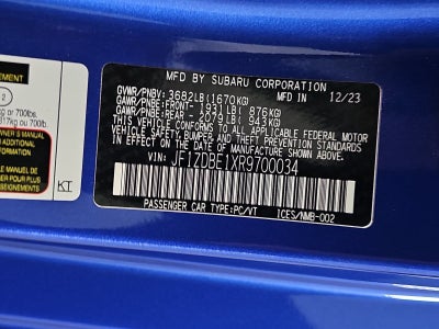 2024 Subaru BRZ Limited