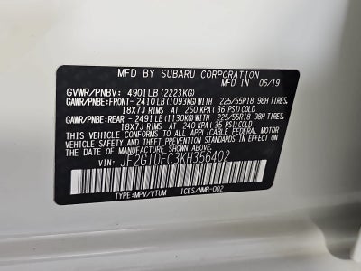 2019 Subaru Crosstrek Hybrid