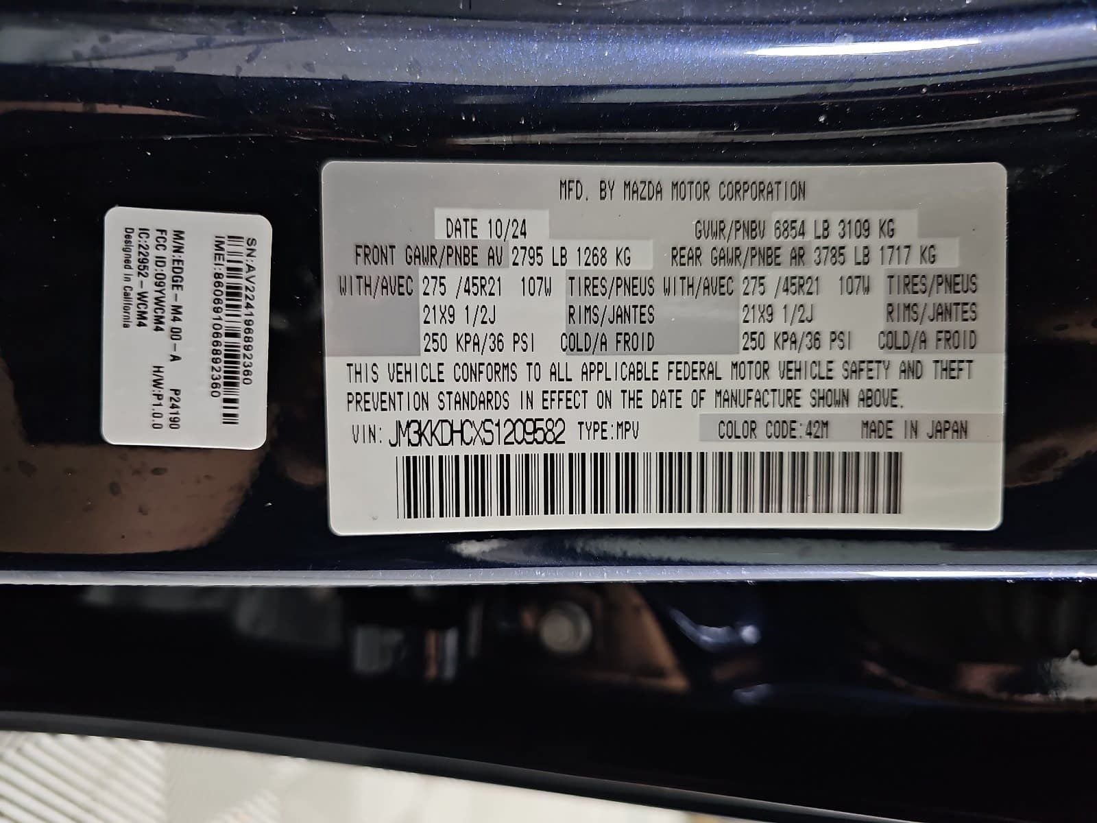 2025 Mazda Mazda CX-90 3.3 Turbo S Premium