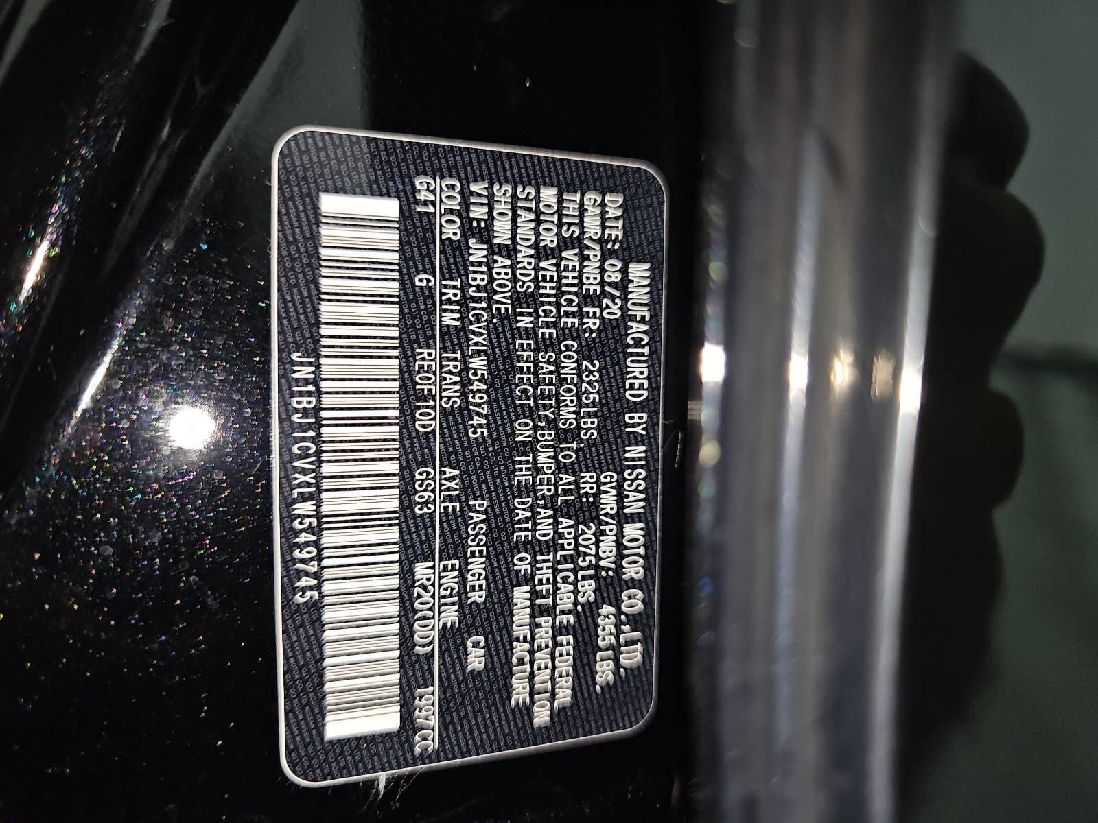 2020 Nissan Rogue Sport S