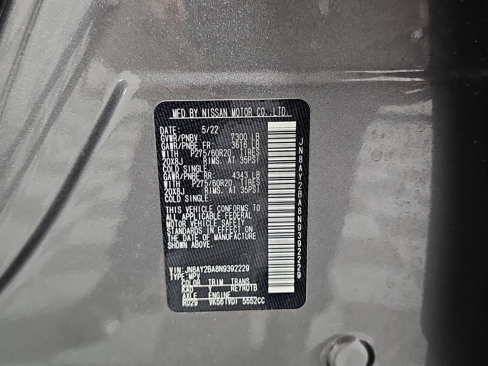 2022 Nissan Armada SL