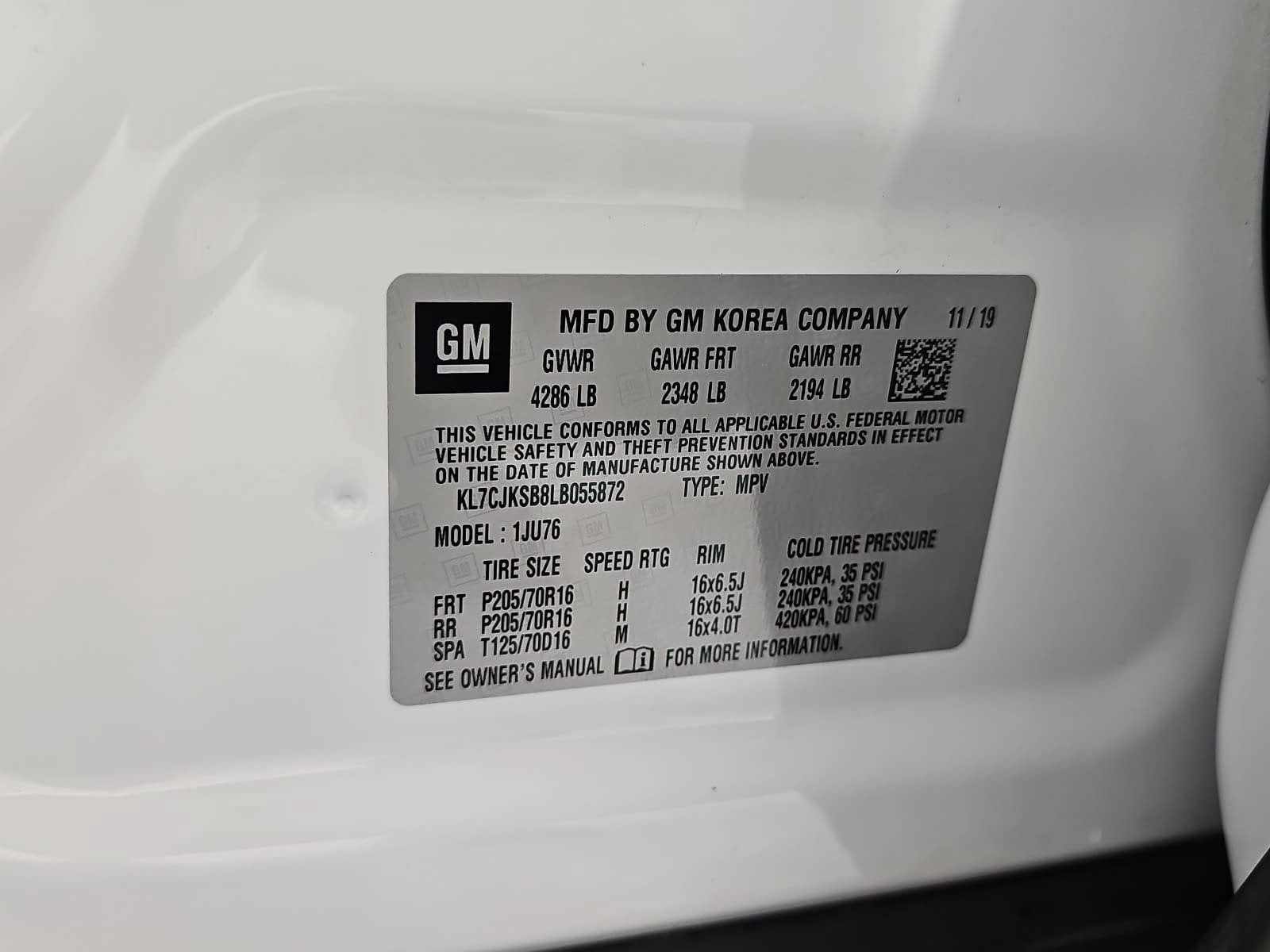 2020 Chevrolet Trax LS