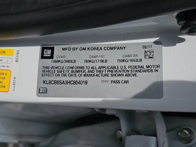 2017 Chevrolet Spark LS