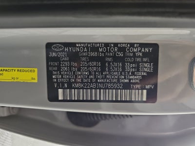 2022 Hyundai Kona SE