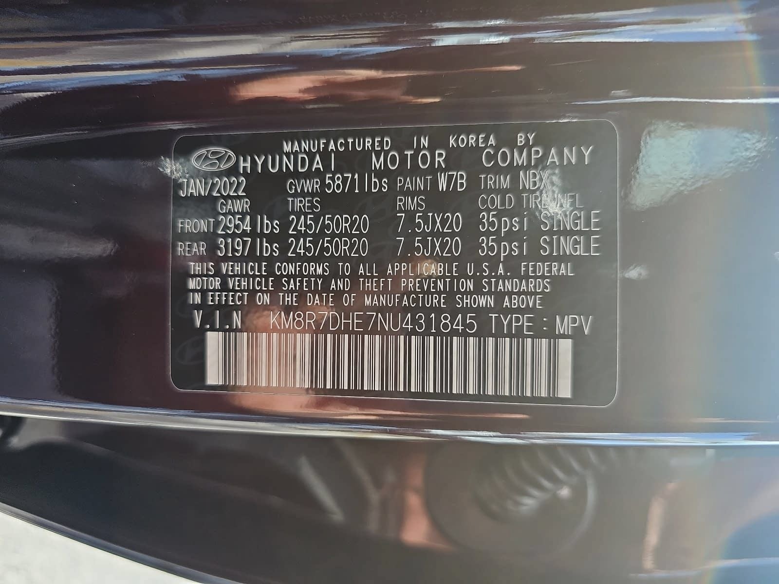 2022 Hyundai Palisade Calligraphy