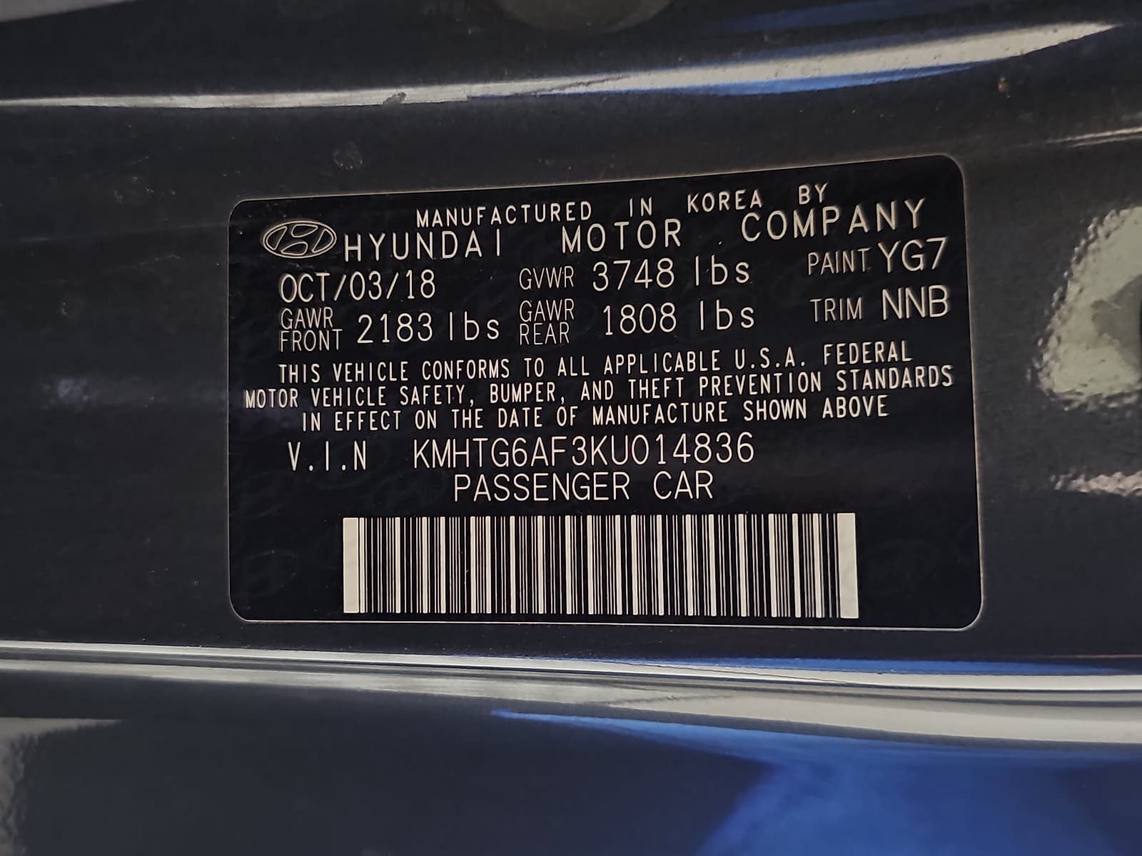 2019 Hyundai Veloster 2.0