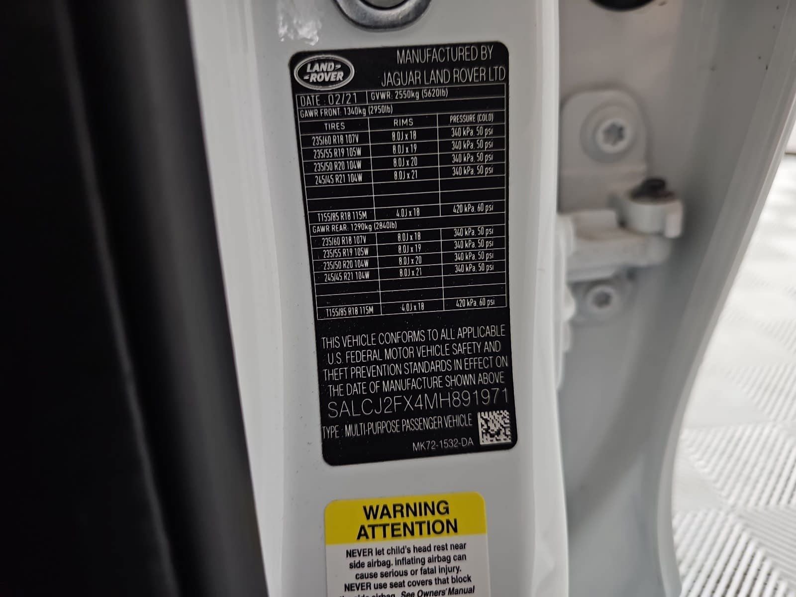 2021 Land Rover Discovery Sport S
