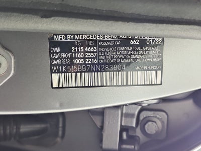 2022 Mercedes-Benz CLA CLA 35 AMG® 4MATIC®