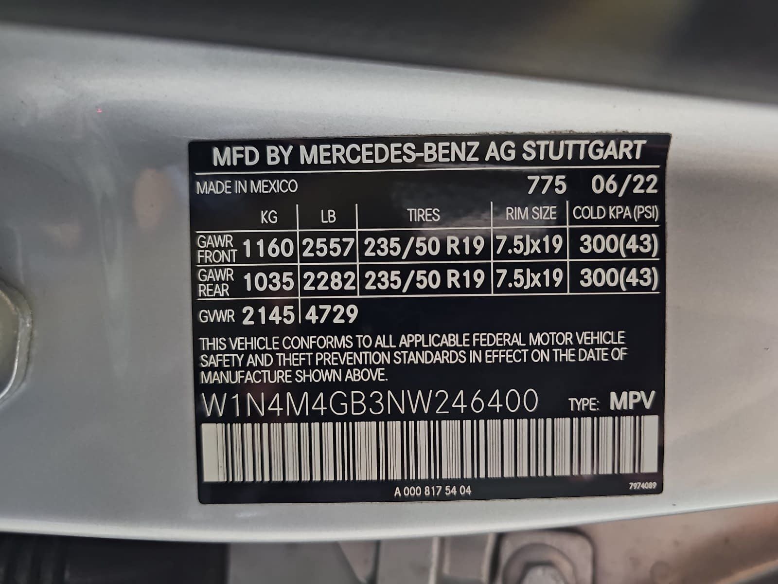 2022 Mercedes-Benz GLB GLB 250