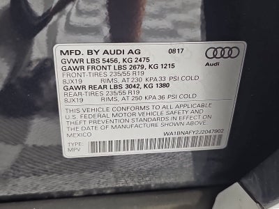 2018 Audi Q5 2.0T Premium Plus quattro