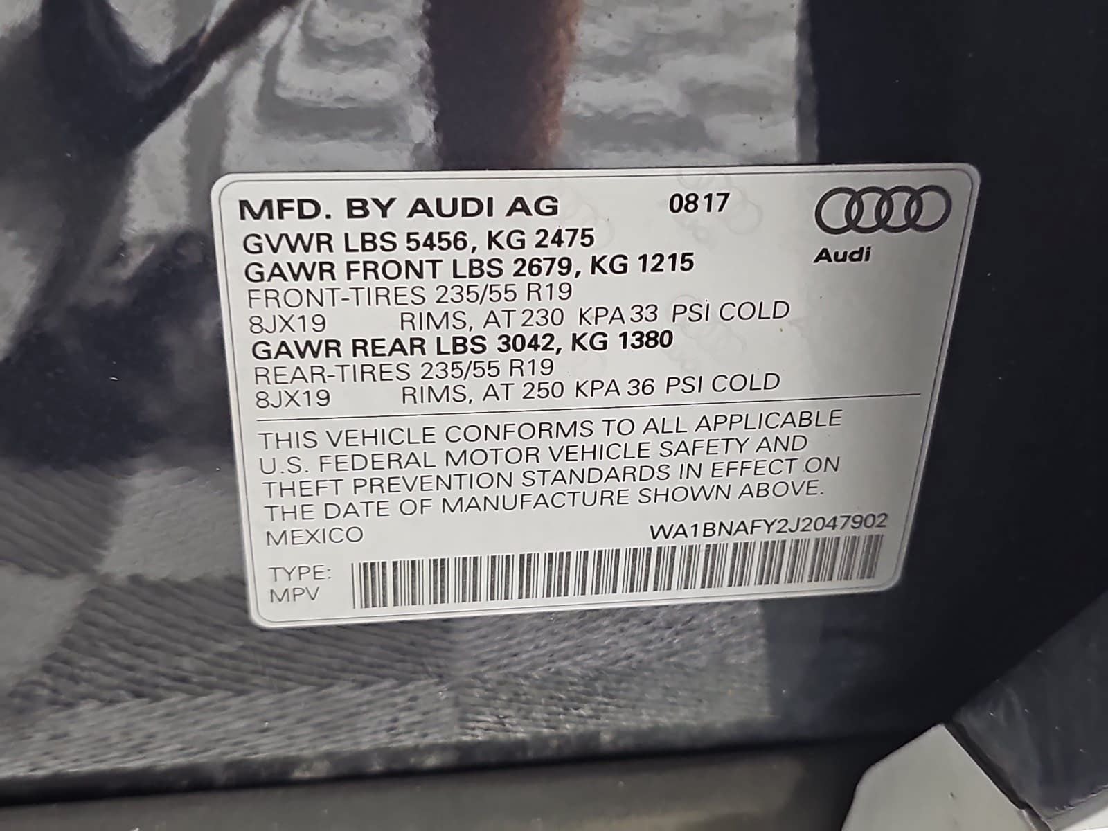 2018 Audi Q5 2.0T Premium Plus quattro