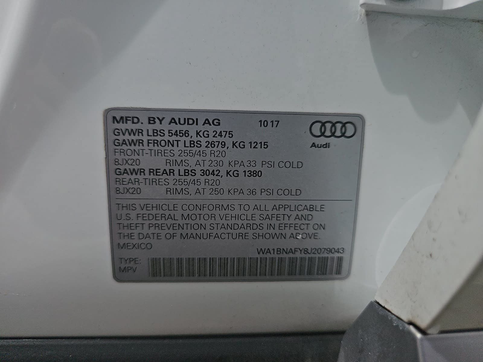 2018 Audi Q5 2.0T Premium Plus quattro