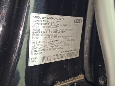 2019 Audi Q8 3.0T Premium Plus quattro