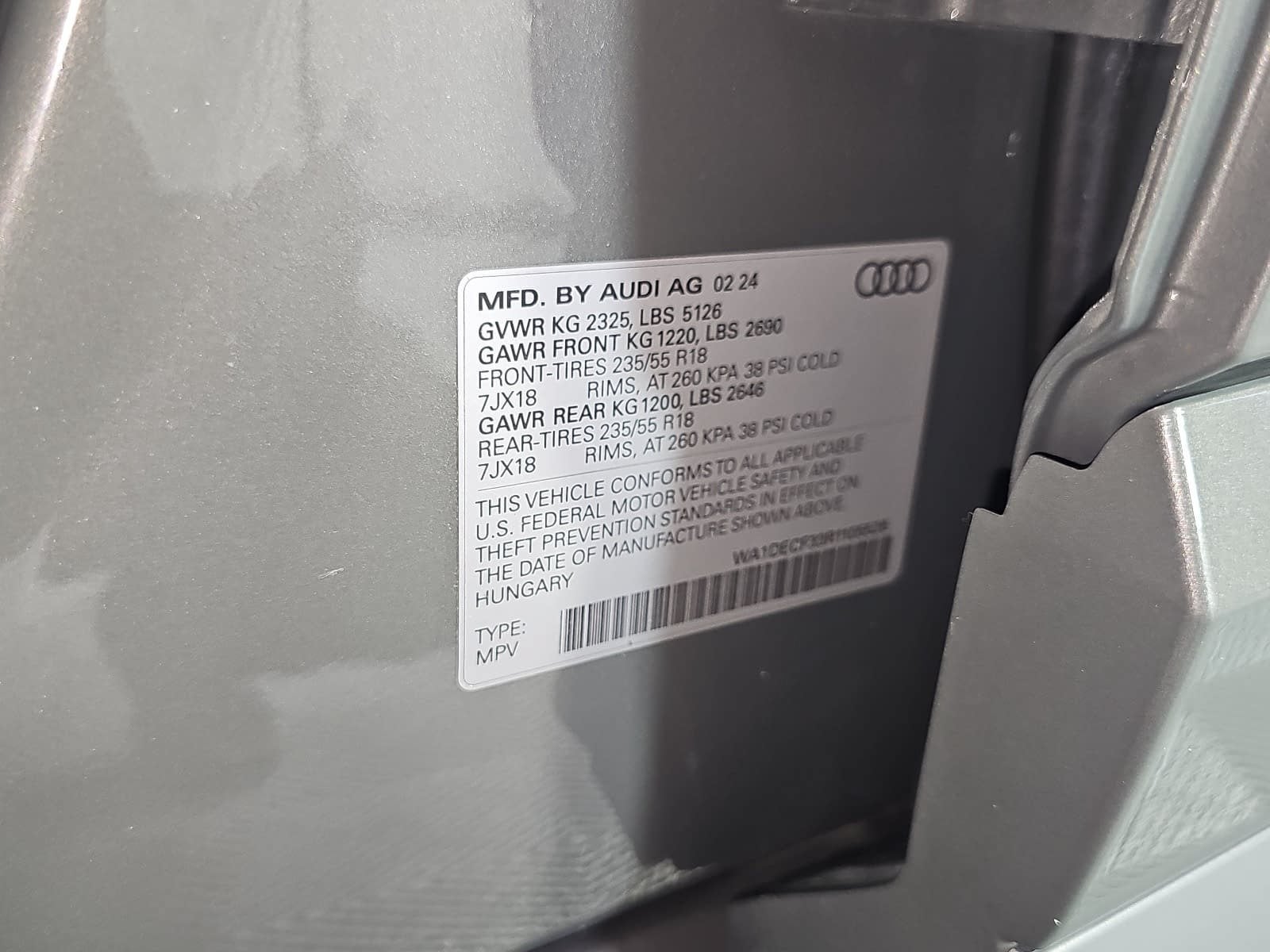 2024 Audi Q3 Premium S Line quattro