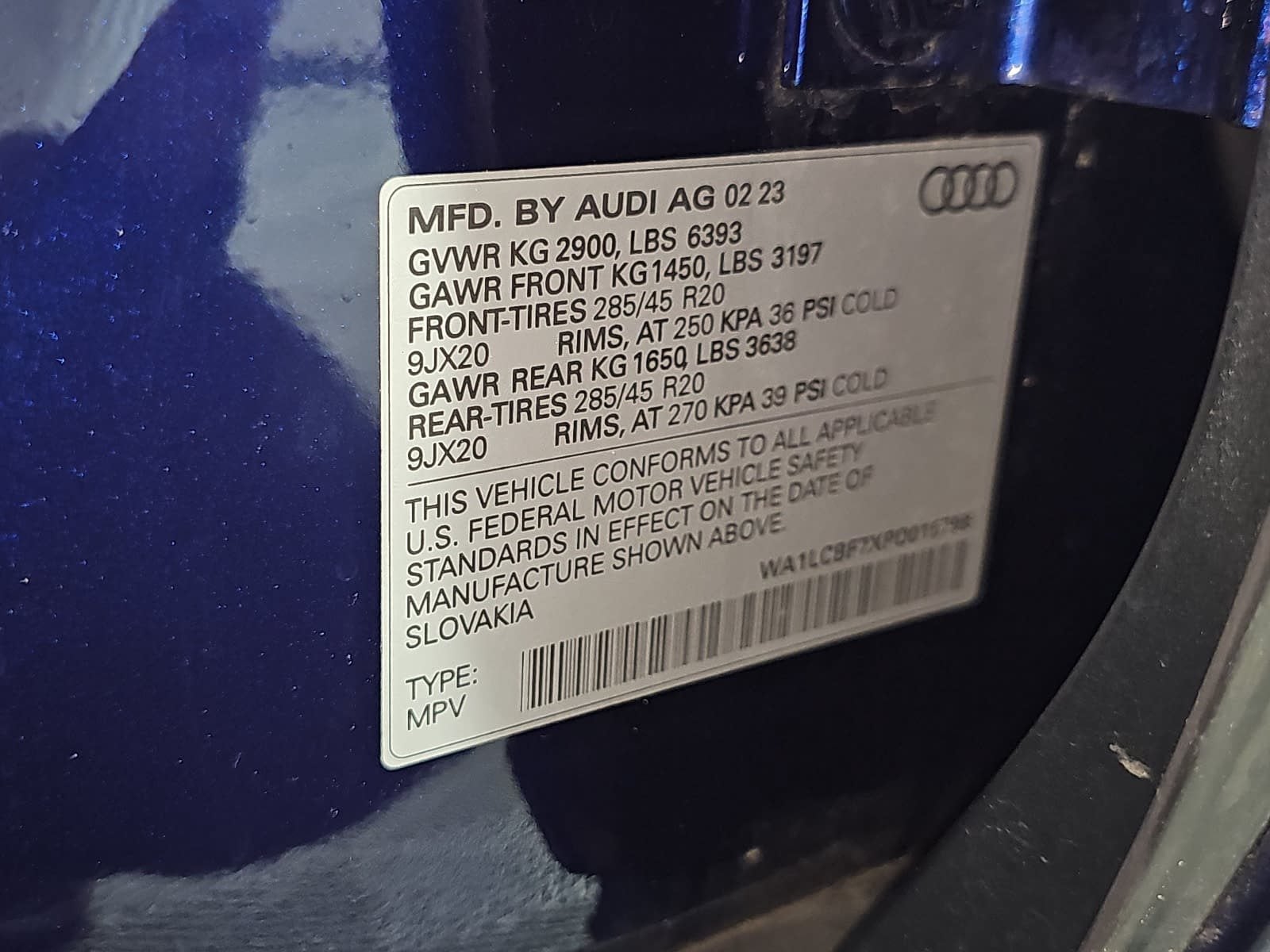 2023 Audi Q7 45 Premium Plus quattro