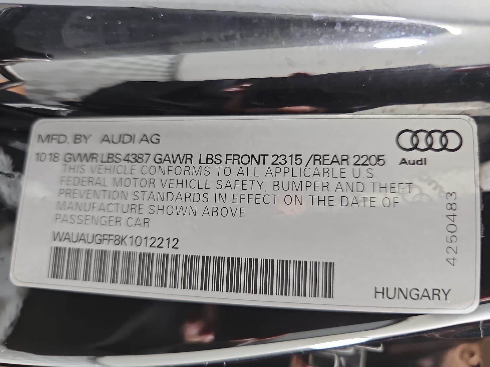 2019 Audi A3 2.0T Premium