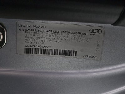 2016 Audi A5 2.0T Premium Plus quattro
