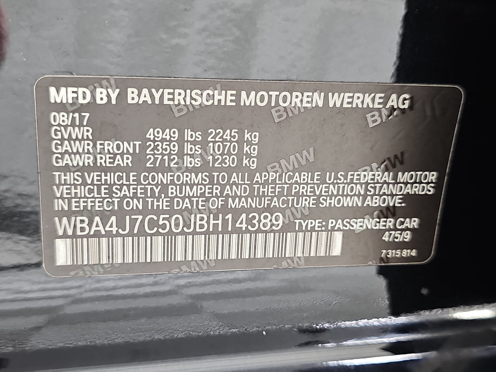 2018 BMW 4 Series 440i Gran Coupe