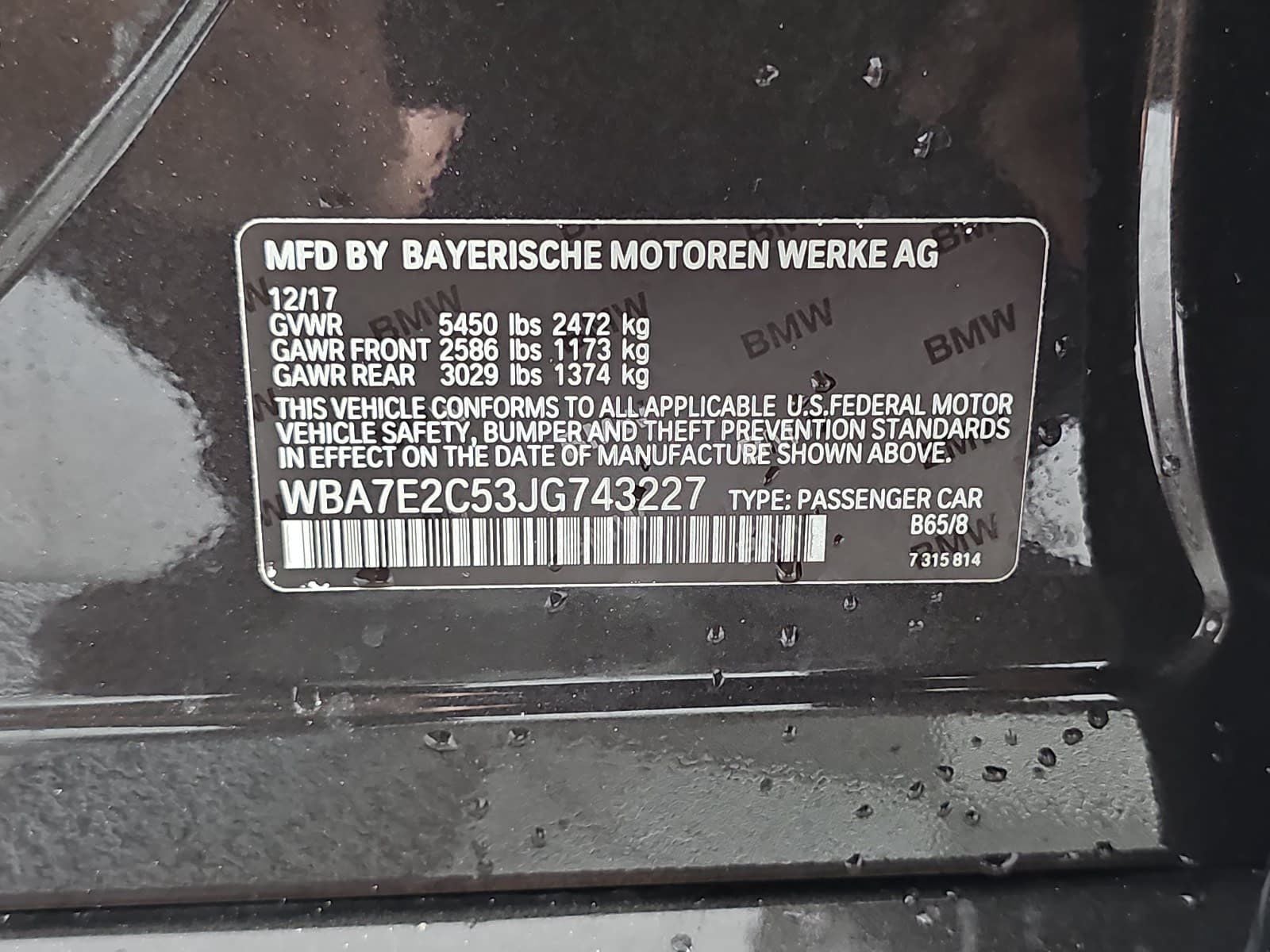 2018 BMW 7 Series 740i