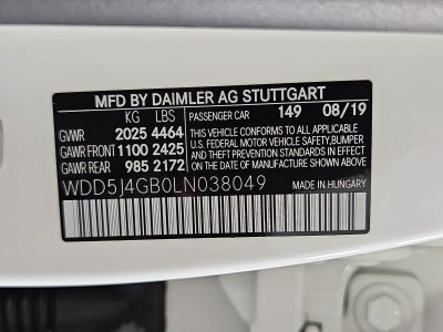2020 Mercedes-Benz CLA CLA 250