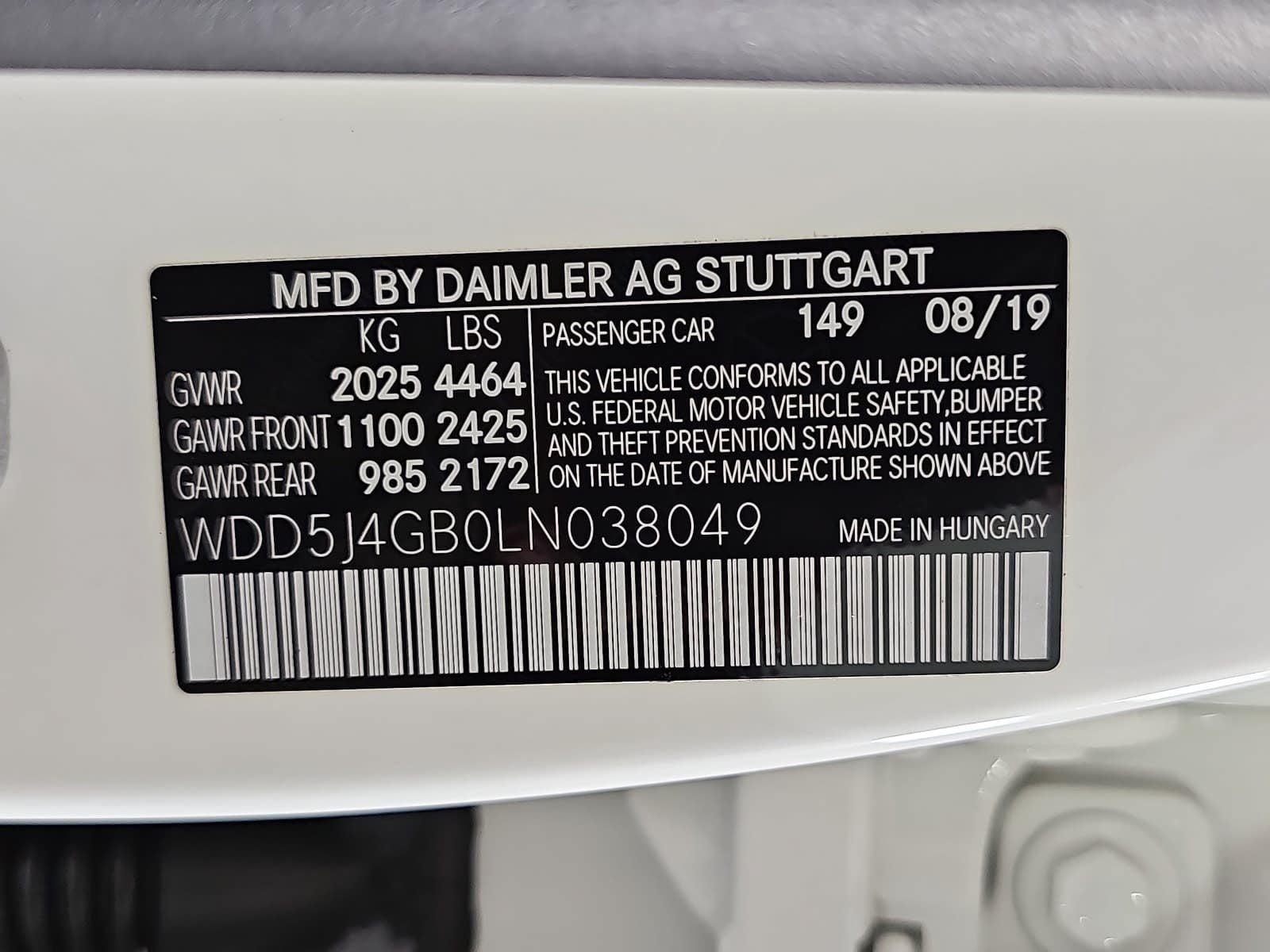 2020 Mercedes-Benz CLA CLA 250