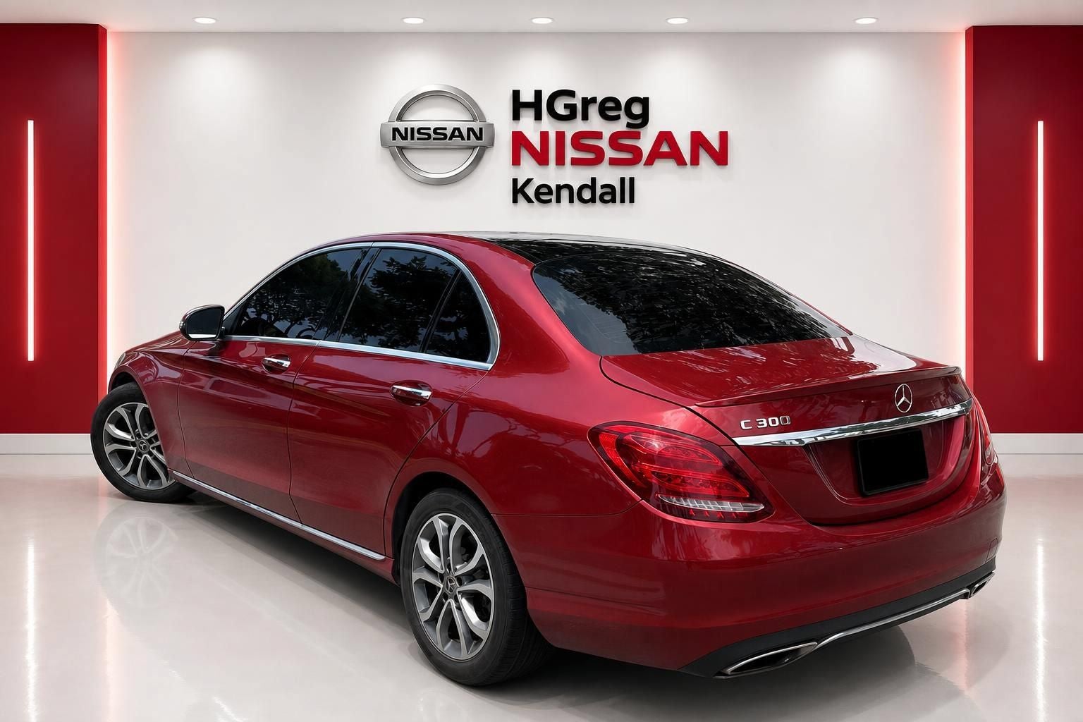 Used 2017 Mercedes-Benz C-Class C300 with VIN WDDWF4JB8HR294888 for sale in Palmetto Bay, FL