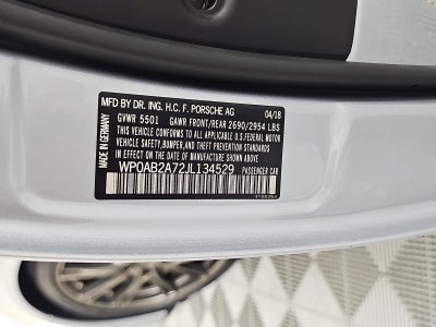2018 Porsche Panamera 4S