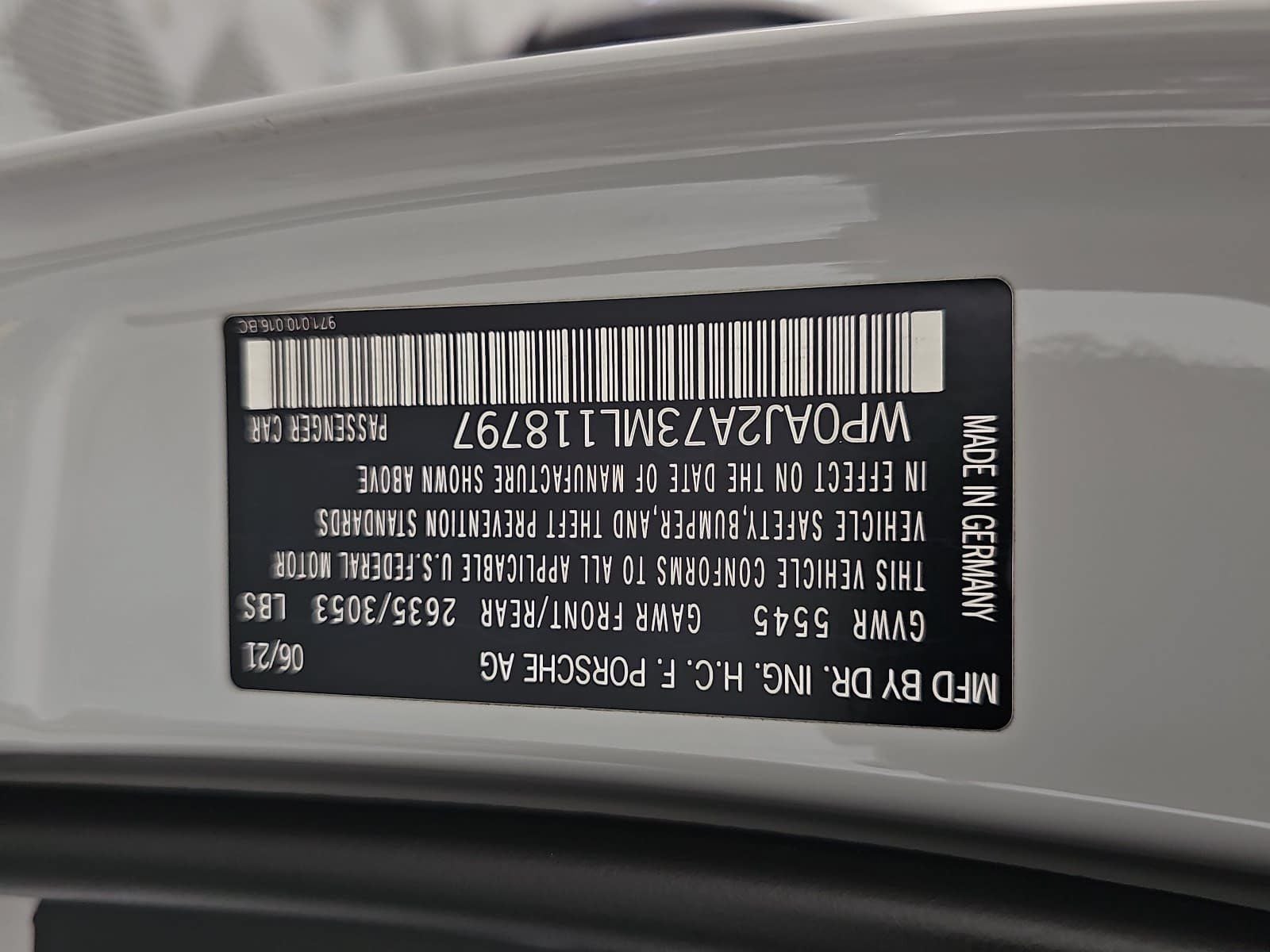 2021 Porsche Panamera Base