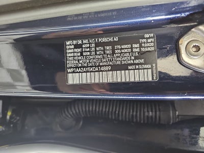 2019 Porsche Cayenne Base
