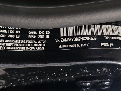 2022 Maserati Ghibli Modena