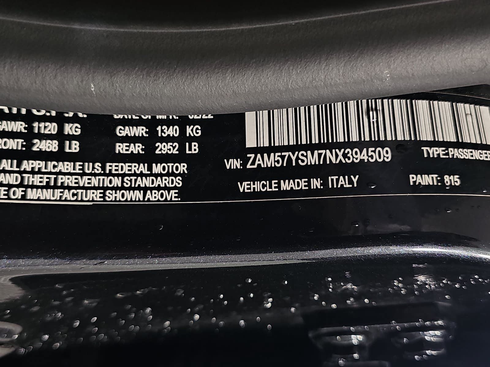 2022 Maserati Ghibli Modena