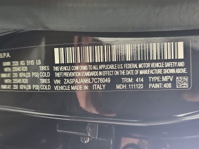 2020 Alfa Romeo Stelvio Base