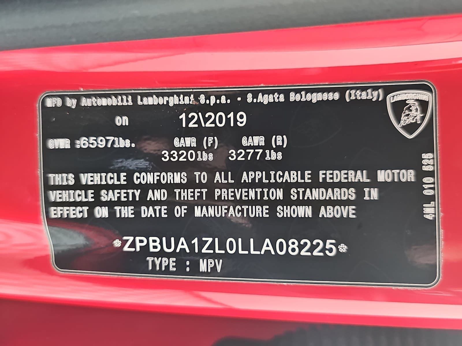 2020 Lamborghini Urus Base