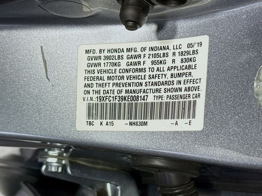 2019 Honda Civic EX