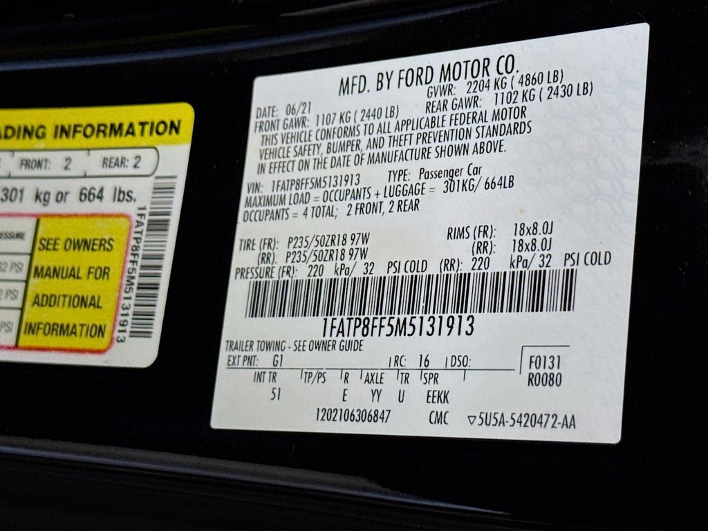 2021 Ford Mustang GT Premium