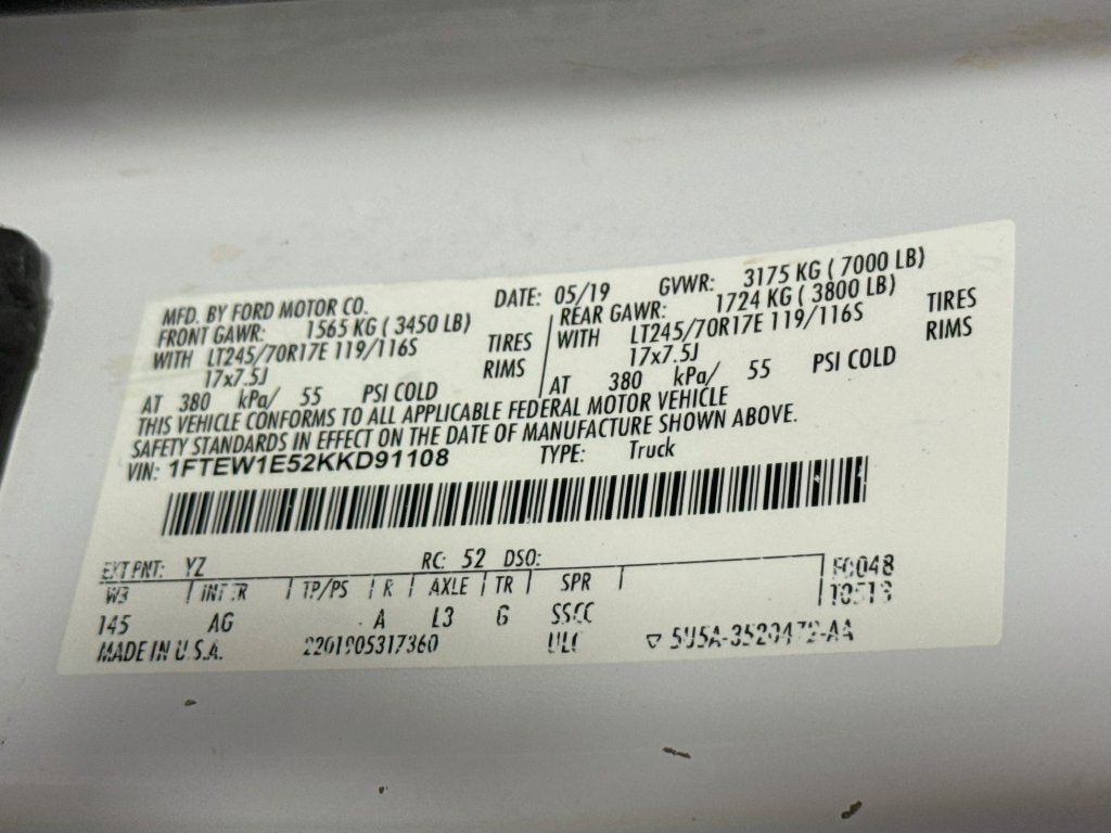 2019 Ford F-150 XL