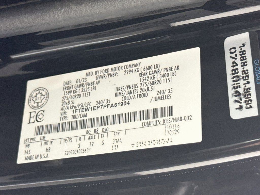 2023 Ford F-150 Lariat