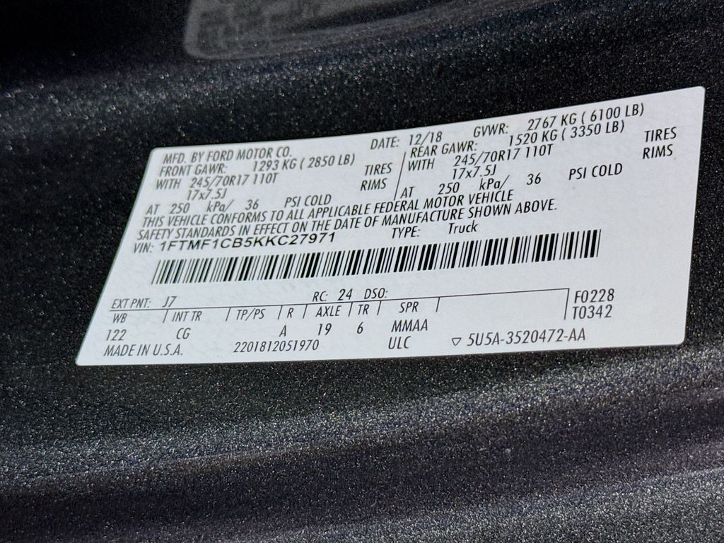 2019 Ford F-150 XL