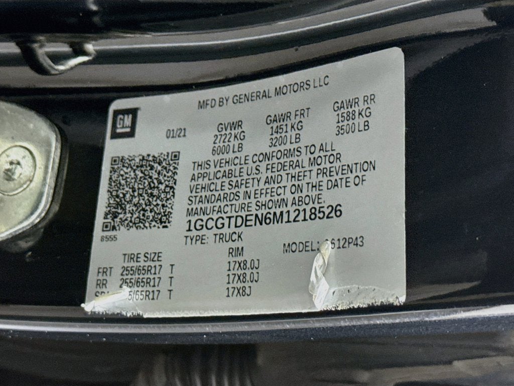 2021 Chevrolet Colorado Z71