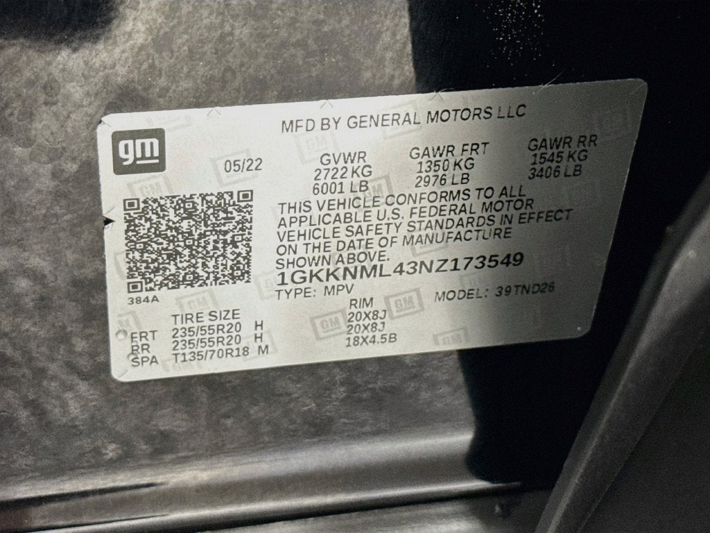 2022 GMC Acadia SLT