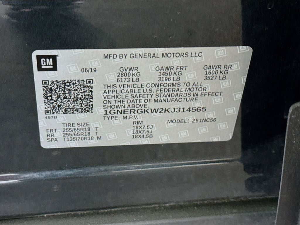 2019 Chevrolet Traverse LT Cloth w/1LT
