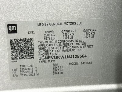 2022 Chevrolet Traverse LT 1LT
