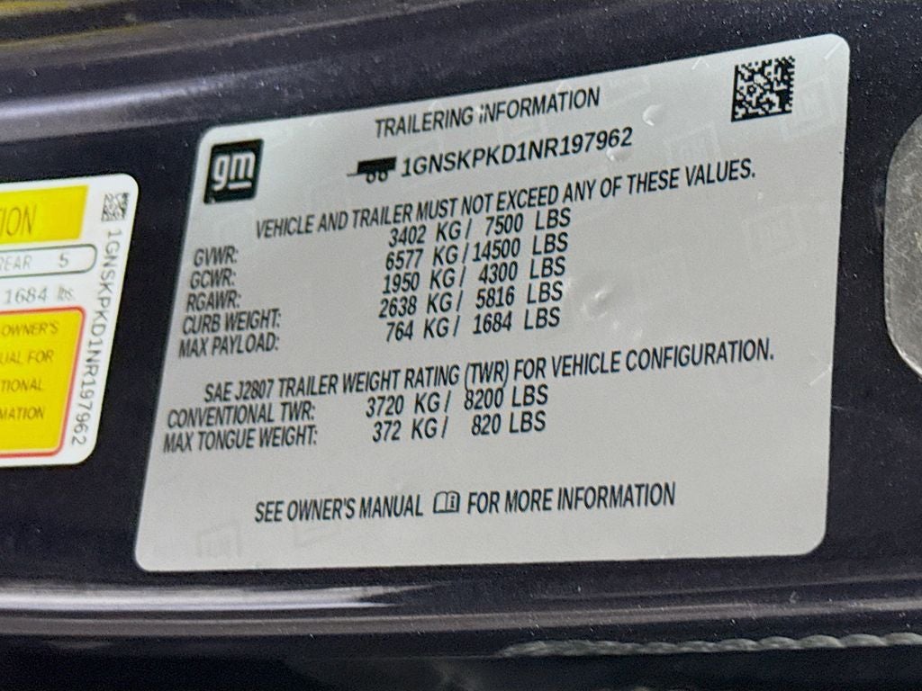 2022 Chevrolet Tahoe Z71