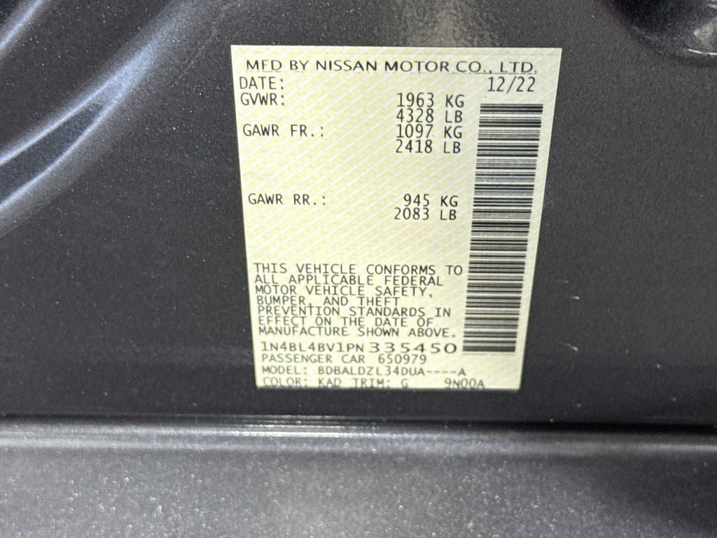 2023 Nissan Altima 2.5 S