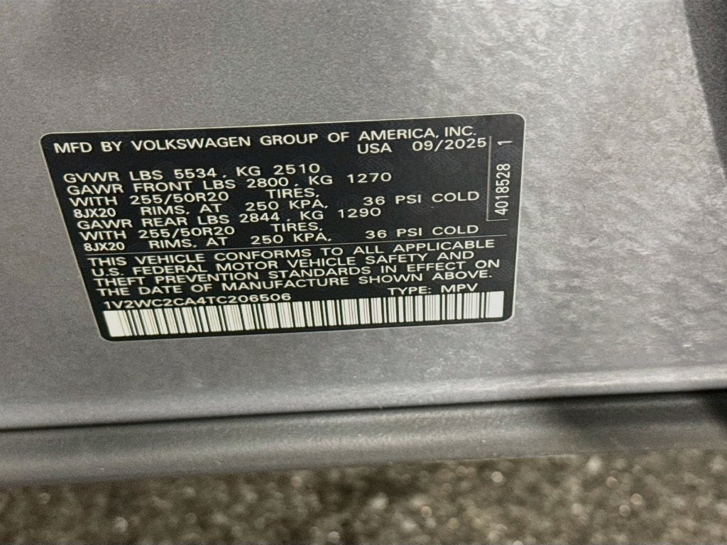 2026 Volkswagen Atlas Cross Sport SE w/Technology