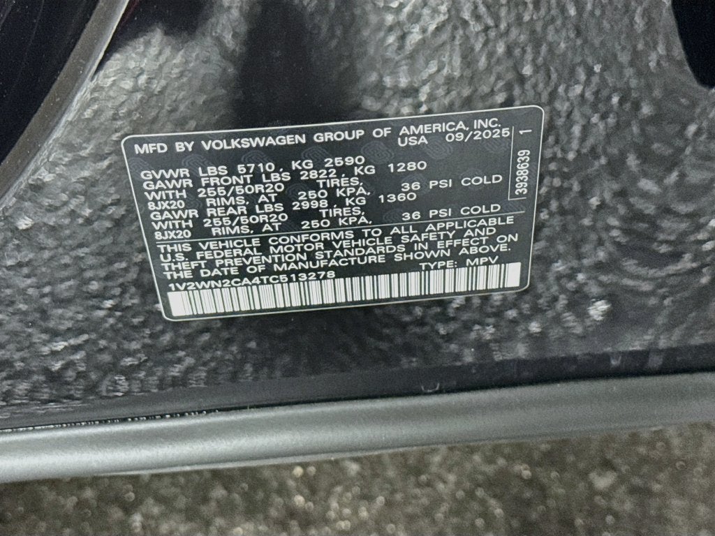 2026 Volkswagen Atlas 2.0T SE w/Technology