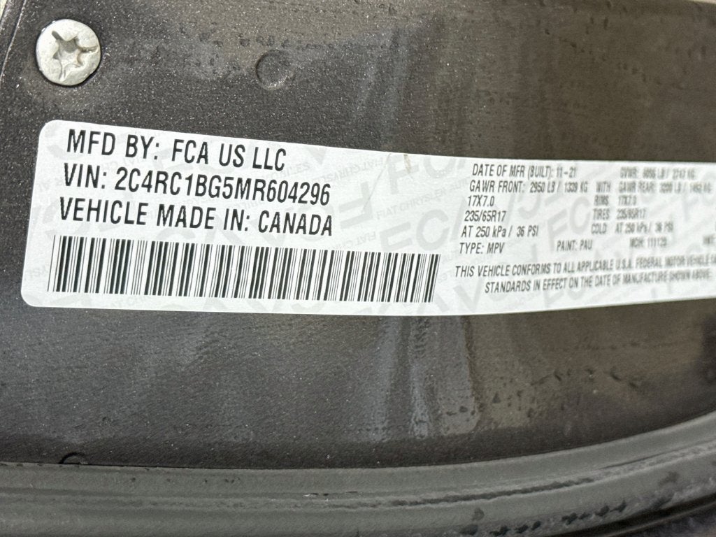 2021 Chrysler Pacifica Touring L