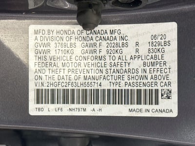 2020 Honda Civic LX